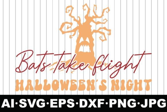 Bats Take Flight, Halloween s Night Graphics & Crafts