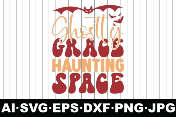 Ghostly Grace: Haunting Space Halloween Graphics