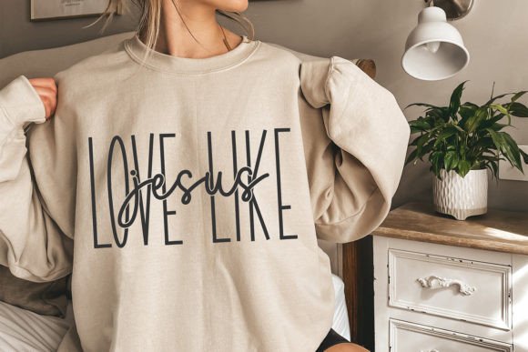 Love Like Jesus SVG, Bible Verse SVG: A Faith-Filled Graphics Asset for Content Publishers