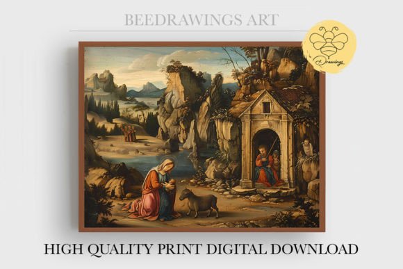 Oil Painting Jesus Wall Art 14